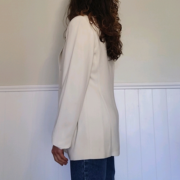 Vintage cream blazer - Picture 5 of 12